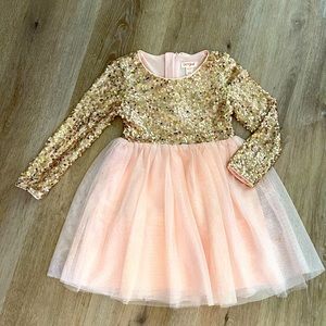 Adorable sequins and tulle girls dress 4/5